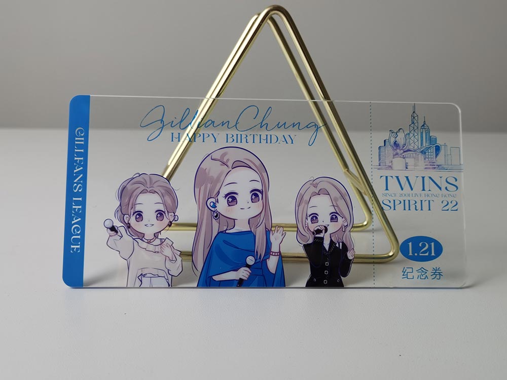 Transparent Acrylic Cards
